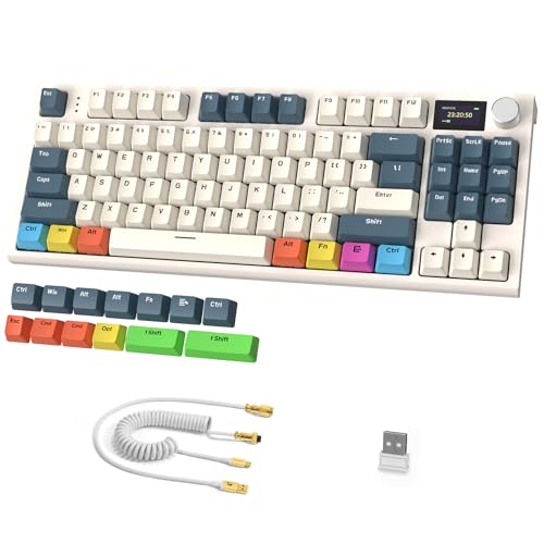 Clavier Mécanique ATTACK SHARK K86 sans Fil 75% Tri-Mode avec écran TFT VertPro