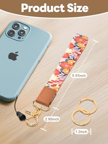 Image of Wristlet Keychain for Women and Men, Key Chain Holder, Wrist Lanyard for Keys