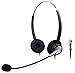 Produktbild Wantek Call Center Telefon Headset Wired Kopfhörer mit Mikrofon für NEC Aspire DT300 DSX Polycom 335 400 Avaya 1416 Aastra 6757i Mitel 5330 ShoreTel IP230 IP Telefone(120S01A)
