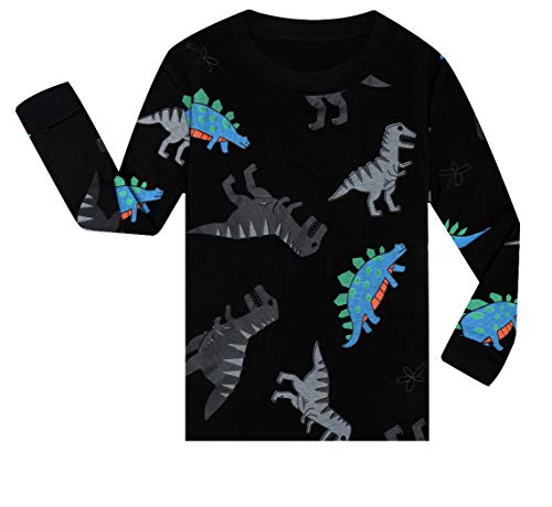 Boys Pajamas Set Long Toddler Pjs Little Kids Dinosaur Sleepwear2