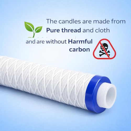 Image of IONIX Thread Candle 9 inch + Inline Filter /Pre Filter for All Standard 10 Inch Pre Filter Housing (4)