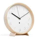 Umbra Rimwood - Reloj de Pared, Color Blanco y Natural