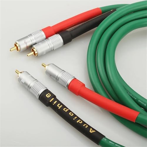 Cable RCA de cobre puro 0.5 m para audio HiFi miniatura 6