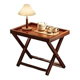 Peu encombrant et facile à ranger : conçue pour les espaces compacts, cette table d'appoint pliable a un faible encombrement et se replie à plat en quelques secondes, ce qui la rend idéale pour les appartements, les dortoirs et une utilisation en extérieur.