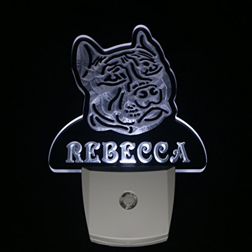 Lámpara de noche LED con sensor día/noche personalizable miniatura 5