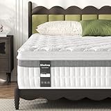 SZsuilong Matelas 180x200, Épaisseur 28 cm Fermeté Moyenne Matelas Hybride avec Memoire de Forme et Ressorts Ensachés Indépendants, Haute Densité 7 Zones Respirant Durable, CertiPUR US et Oeko Tex