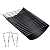 Criditpid 15.75" - 26" Ash Pan Replacement Parts for Char griller 5050 5650 2121 5072 3001 2828 2123 2823 2929 E1224 1224, Adjustable Ash Tray for Oklahoma Joe's Charcoal Grills, Nexgrill 810-0029
