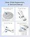 NEBULA Capsule Power Bank Tripod, Up to 2H Built-in Battery, Adjustable Height from 215mm to 840mm, 0-90 Degree Adjustable Viewing Angle, 3s Easy Setup, for Capsule 3, Capsule 3 Laser, Capsule Air
