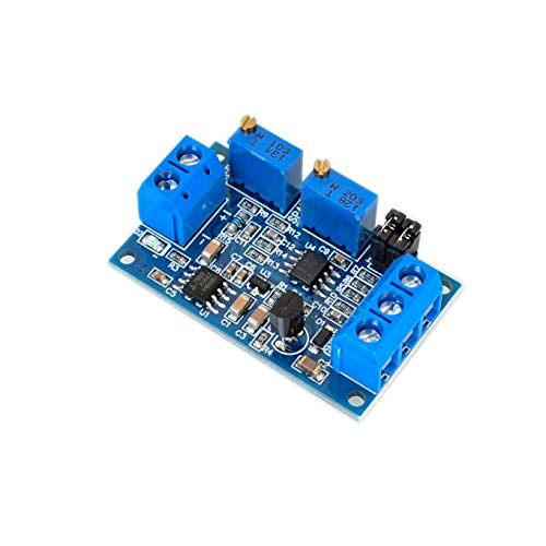 Blue Current to Voltage Module 0-4-20mA to 0-3.3V5V10V Voltage Transmitter Signal Converter Interfaces