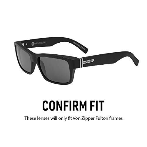 Ikon Lenses Replacement Lenses For Von Zipper Fulton (Polarized) - Fits Vonzipper Fulton Sunglasses (Fire Orange Mirror) #TOP2