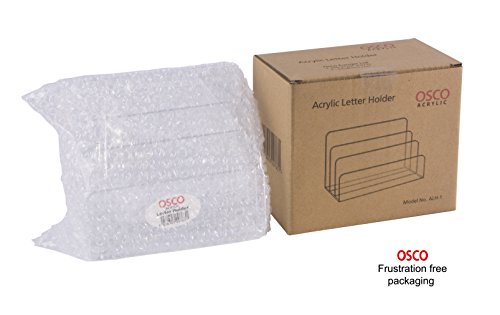 Osco Clear Acrylic Letter Holder,145 Mm X 175 Mm X 96 Mm #TOP4