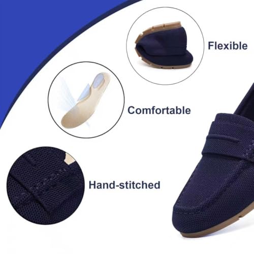Image of Vespiero Loafers for Women Comfortable Slip on Work Flats Shoes Womens Dressy Casual Walking Shoes