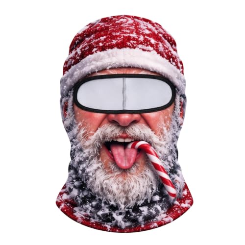 Christmas Masks for Adults 3D Printed Realistic Face Balaclava Old Man Mask - image 1