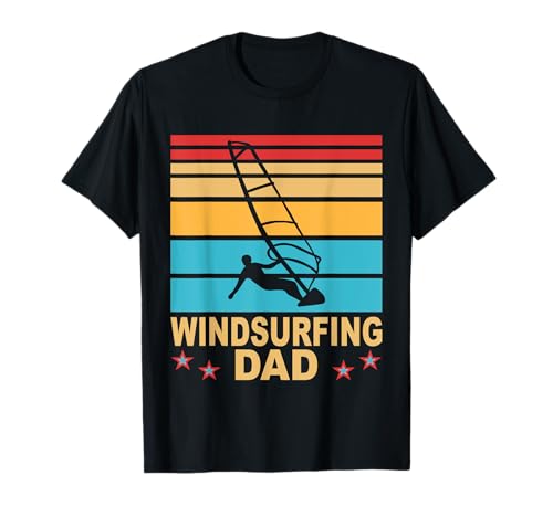 Windsurfing papá windsurf surfista padre windsurfista Camiseta