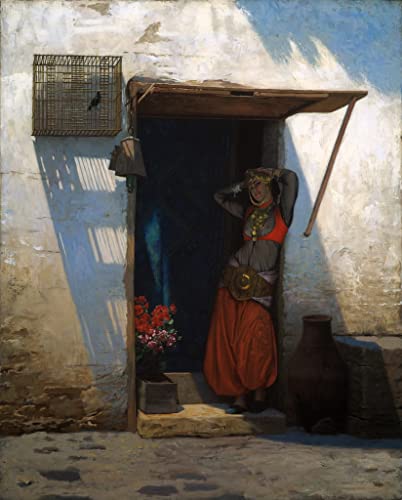 Image sur toile Femme du Caire par Jean-Léon Gérôme pour sublimer un salon ou un grand bureau