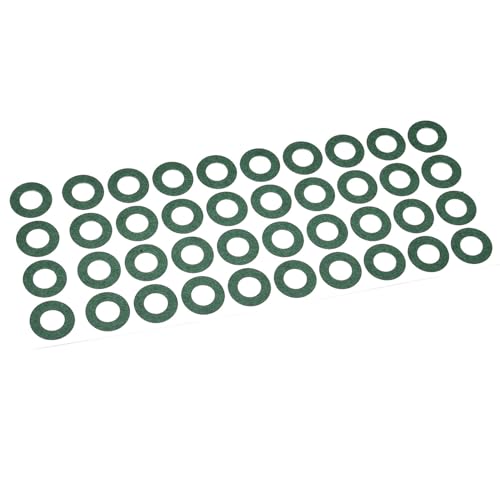 Image of Surf turtle 500 Pcs 21700 Lithium Battery Insulating Ring,Self-Adhesive Hollow Insulating Cardboard Green