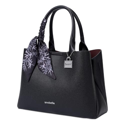 Bolso pequeño tote para mujer negro con correa ajustable miniatura 1
