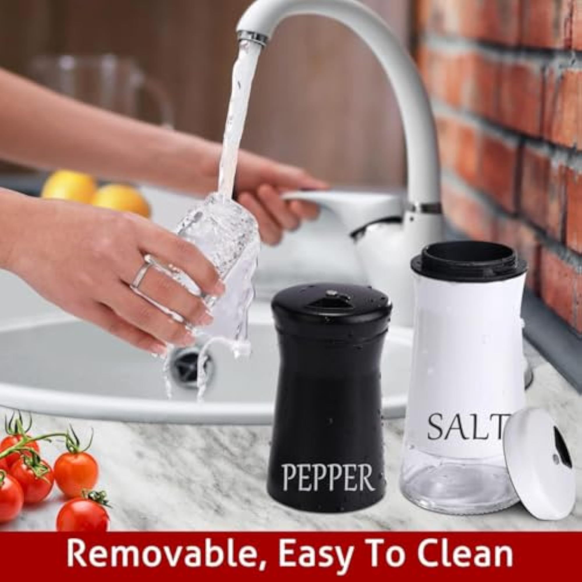 Salt and Pepper Shakers Set for Kitchen Dining Table