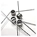 304 Stainless Steel Torsion Spring 0.3mm Wire Diameter, Corrosion Resistance Spring for Industrial/Home Use(3 laps,6mm,120 Degrees)