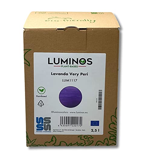Luminos - LUM1117 - Lavanda Very PERI - Water-Based Wood Stain Protector BIO-Based - Lavanda Violet 2,5L, 2.5L - Image 3
