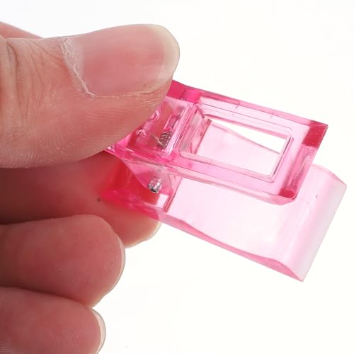 20 Clips para Extensión de Uñas Rosas para Manicura miniatura 3