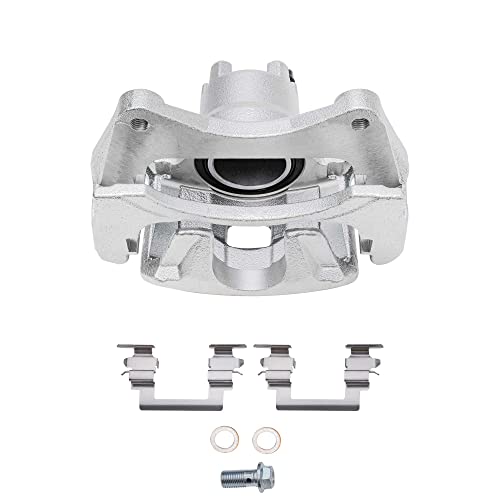Image of Detroit Axle - Front Brake Pads Right Disc Caliper Replacement for 2007-2014 Chrysler 200 Sebring Avenger Caliber Compass Patriot - 3pc Set