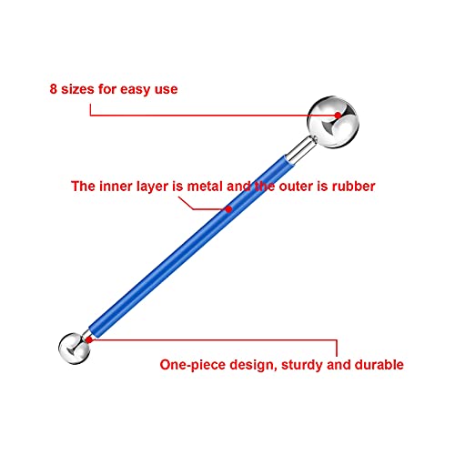 7 stuks breeuwgereedschap kit - 4 metalen bal tegel kit kit kit afwerking gereedschap en 3 voegzaag, tegel gezamenlijke tool, tegel vloer gezamenlijke reparatieset, breeuwen rand gereedschap, kit afwerking - Afbeelding 6
