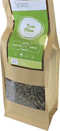 Plaisir loser Tee Nana Minze Bio (200 GR) - Bio zertifiziert - Bio loser Minztee - Kräutertee Cover