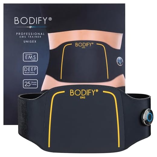 Bodify® Entrenador EMS de Espalda Pro - Estimulación focalizada de los músculos de la Espalda! - Desarrollo Muscular y Mejora de la Postura - Entrenador Muscular de Espalda - EL Original