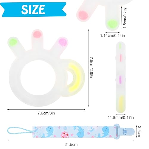 Image of Teethers for Babies 6-12 Months - Palm Soft Silicone Baby Teething Toys, BPA Free Soothing and Stimulating Easy to Grasp Baby Teething Toys