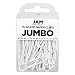 JAM Paper® - Jumbo Paper Clips - Large White 2 Inch Paperclips - 75 paper clips per pack