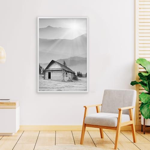 Image of LaVie Home 20x30 Picture Frame for Wall Display, 20x30 White Picture Frame with HD Plexiglas, 20 x 30 Poster Frame 1 Pack, Display Frame for Vertical or Horizontal, Classic Collection