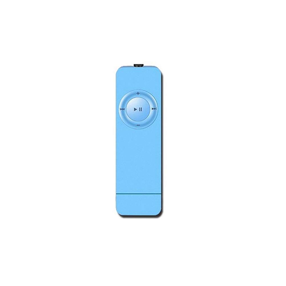 Portable USB Sport U Disk MP3 Music Player Ultra Thin Design Lightweight Music Media MP3 Player for Workouts Travels or Casual Listening (Blue)-image-23