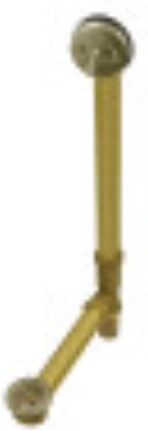 Kingston Brass DTL1203 25-Inch Trip Lever Waste and Overflow with Grid, 20 Gauge, Antique Brass