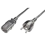 netzkabel 2m Zweiter Stecker IEC 320 C13 Buchse gerade