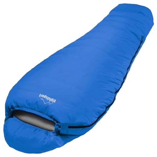 gipfelsport Sacs de Couchage Printemps & Automne Bleu