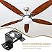 jojofuny Ceiling Fan Hanging Bracket Mounting Rack with Compatibility Easy DIY Installation Tool for Secure and Stylish Fan Setup