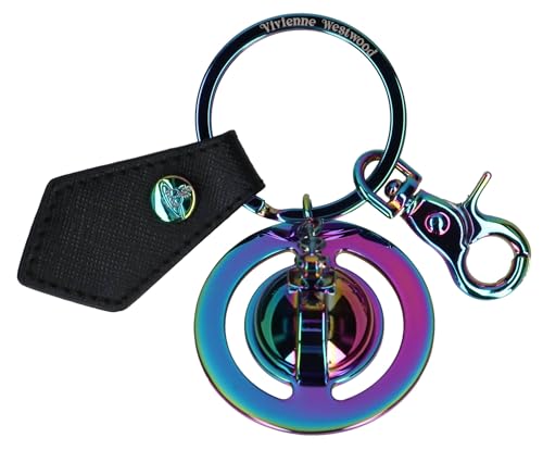 [ヴィヴィアンウエストウッド] キーリング METAL 8203011OU OM0014 N401 BLACK SAFFIANO [並行輸入品]