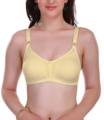 Image of Eve's Beauty Women's Cotton Non Padded Wire Free Full Coverage Bra