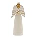 Enesco Jim Shore Heartwood Creek Black and Gold Praying Angel Figurine, 10.28