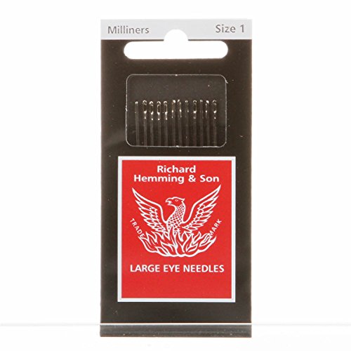 Richard Hemming Milliners Straw Needles Size 1