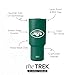 Simple Modern Officially Licensed NFL New York Jets 30 oz Tumbler with Flip Lid and Straws | Insulated Cup Stainless Steel | Gifts for Men Women | Trek Collection | New York Jets