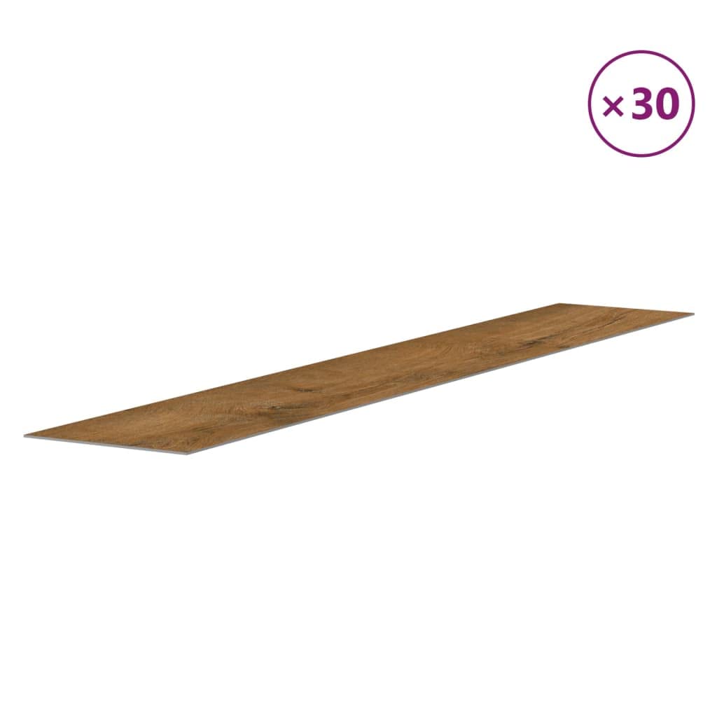 Pannelli da parete effetto legno marrone, in PVC, con struttura realistica in legno di quercia, 4,12 m², 30 pezzi, per ristrutturazione, parete interna, soggiorno, cucina, bagno, corridoio