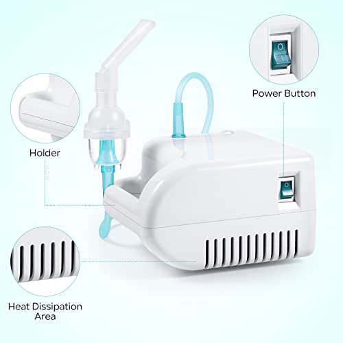 VITA-Mist AIR Compressor & Nebulizer Machine, Portable Nebulizer for Adults and Kids with 1 Set of Kits - Image 4