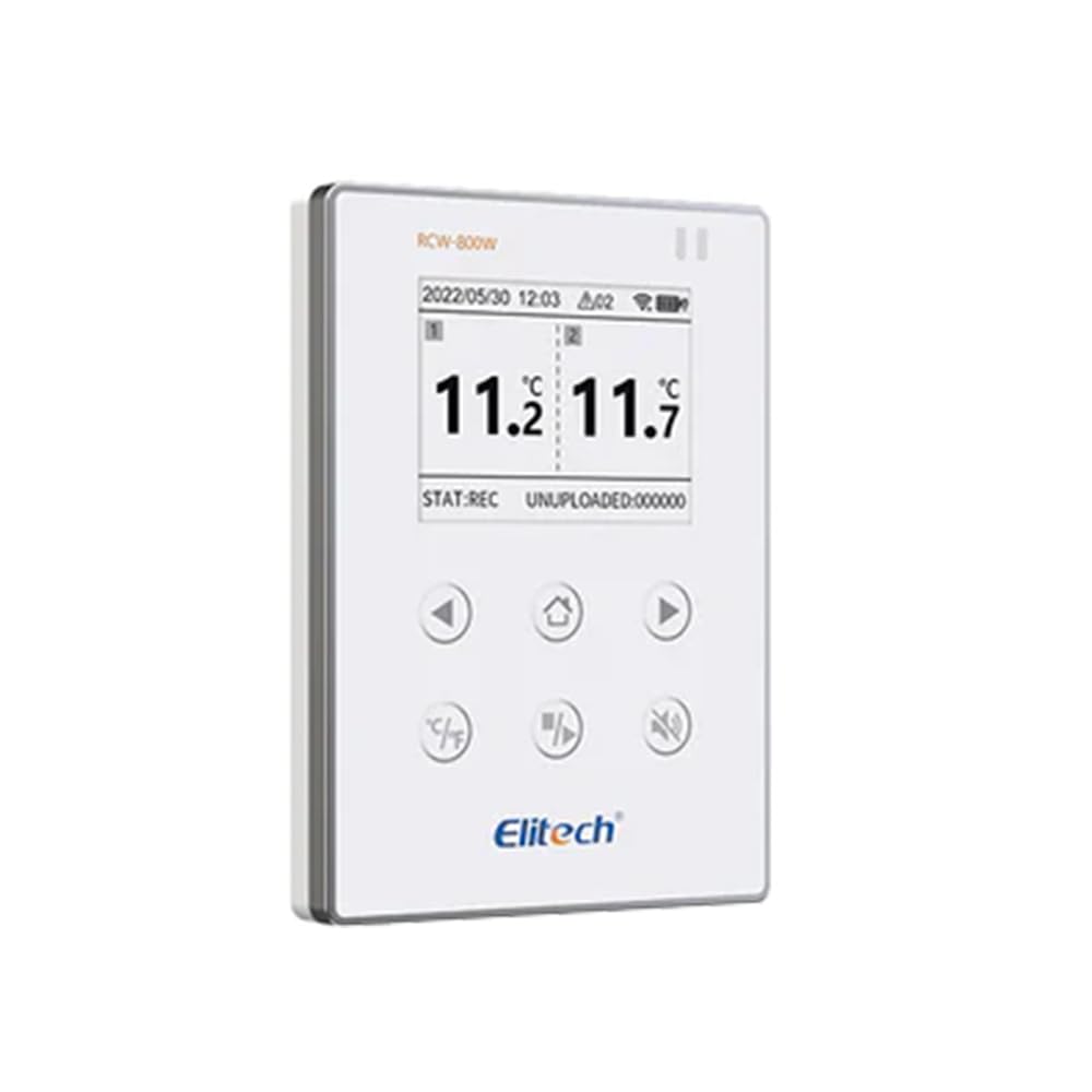 WiFi Remote Dual Temperature Datalogger (Range: -40 to 80°C/ -40 to 176°F) for Warehouses, Cold Storage, Refrigerated Trucks, Cool & Medicine Cabinets | Model: Elitech RCW-800W-TDE-image-43