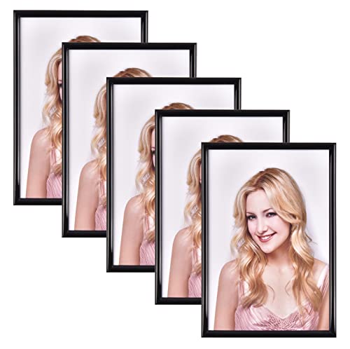 Alishomtll Schwarz Bilderrahmen 5er Set, 10x15cm, Fotorahmen mit HD-Acrylglas Bilderrahmen zum Aufhängen/Aufstellen Fotogalerie Display Kunststoffrahmen Set für Mehrere Bilder Fotos, Schwarz Alishomtll Schwarz Bilderrahmen 5er Set, 10x15cm, Fotorahmen mit HD-Acrylglas Bilderrahmen zum Aufhängen/Aufstellen Fotogalerie Display Kunststoffrahmen Set für Mehrere Bilder Fotos, Schwarz