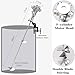 Power Mixer Pneumatic Agitator Clamp-On Drum Agitator Industrial-Grade Pneumatic Shaker Paint Stirring Tool，55 Gallon Pneumatic Agitator | Clamp-Mount Tank Drum Mixer for 400L Capacity | 3/4