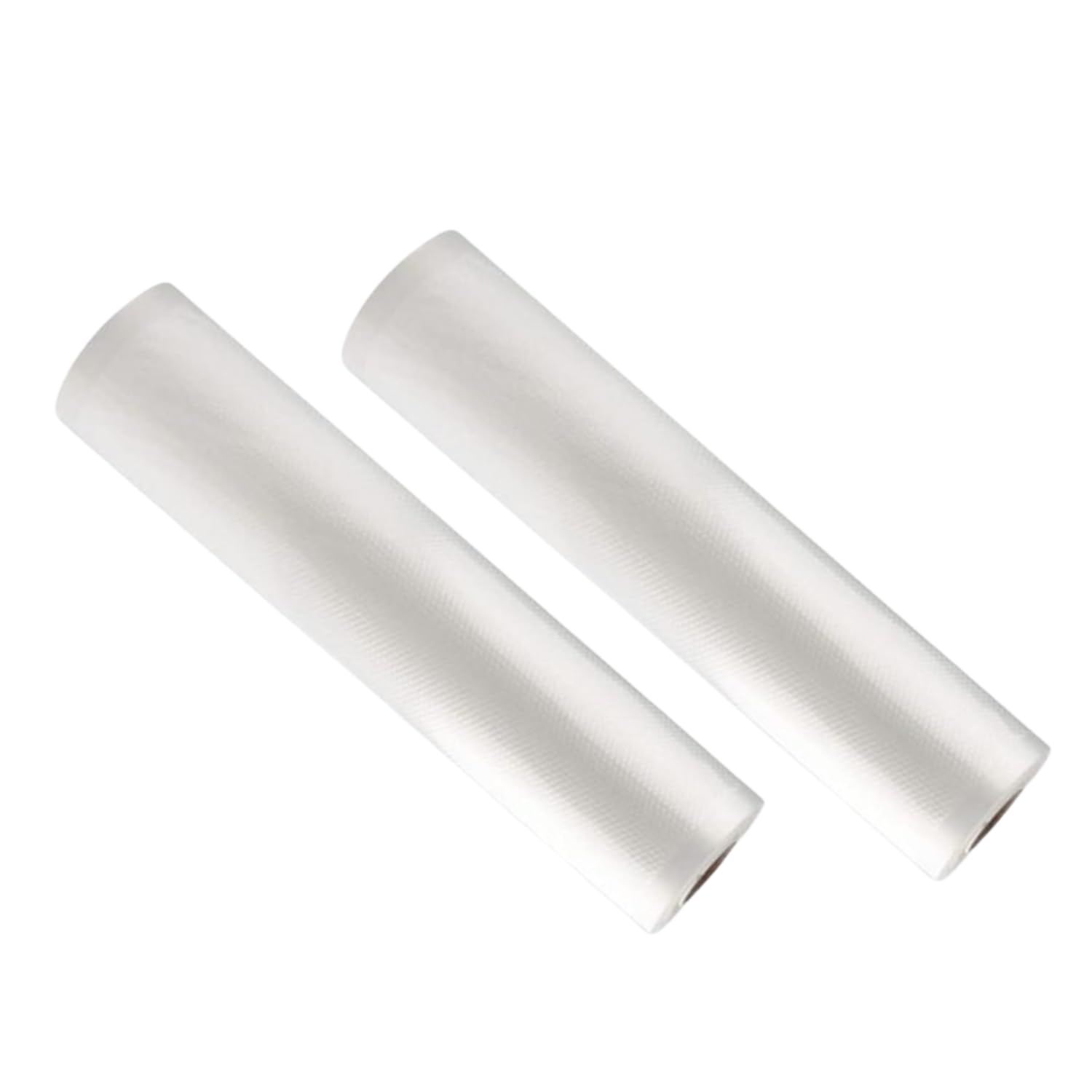 Kit 2 Rolos Bobina 25cm X 5 Metros Saco Embalagem para Seladora A Vácuo Gofrada Kit Rolos