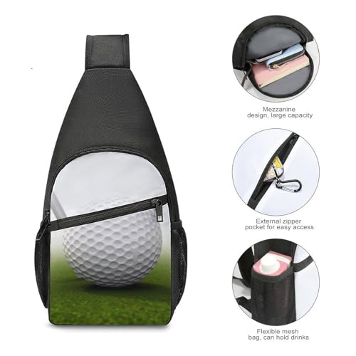 Bolso bandolera sport para golf, mochila casual miniatura 5