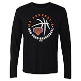 500 LEVEL OG Anunoby New York Knicks Long Sleeve Shirt - OG Anunoby New York Knicks Player Ball WHT (Black, X-Large)
